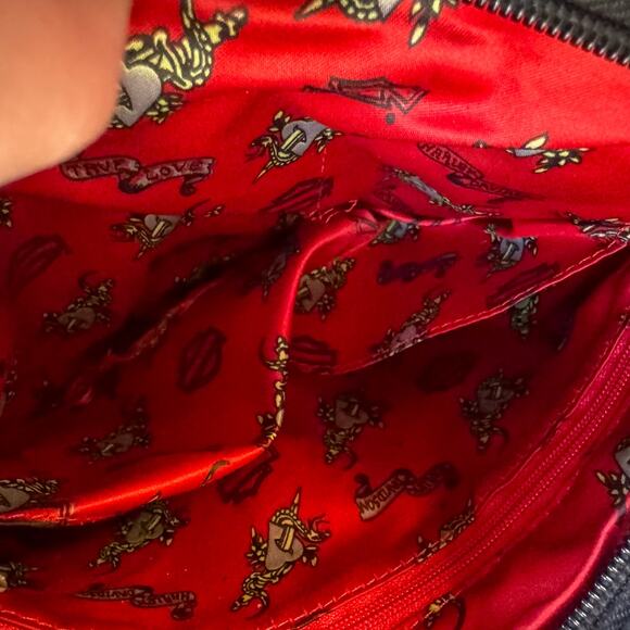 Edgy Biker Chic Handbag Bundle | 4-Piece Harley-Davidson Leopard Studded Lot - Picture 7 of 11